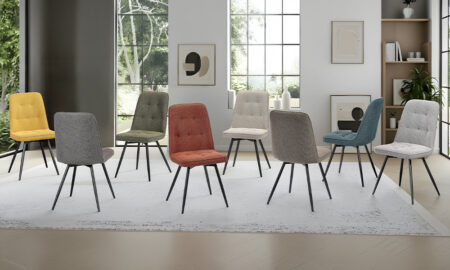 Chaise tissu