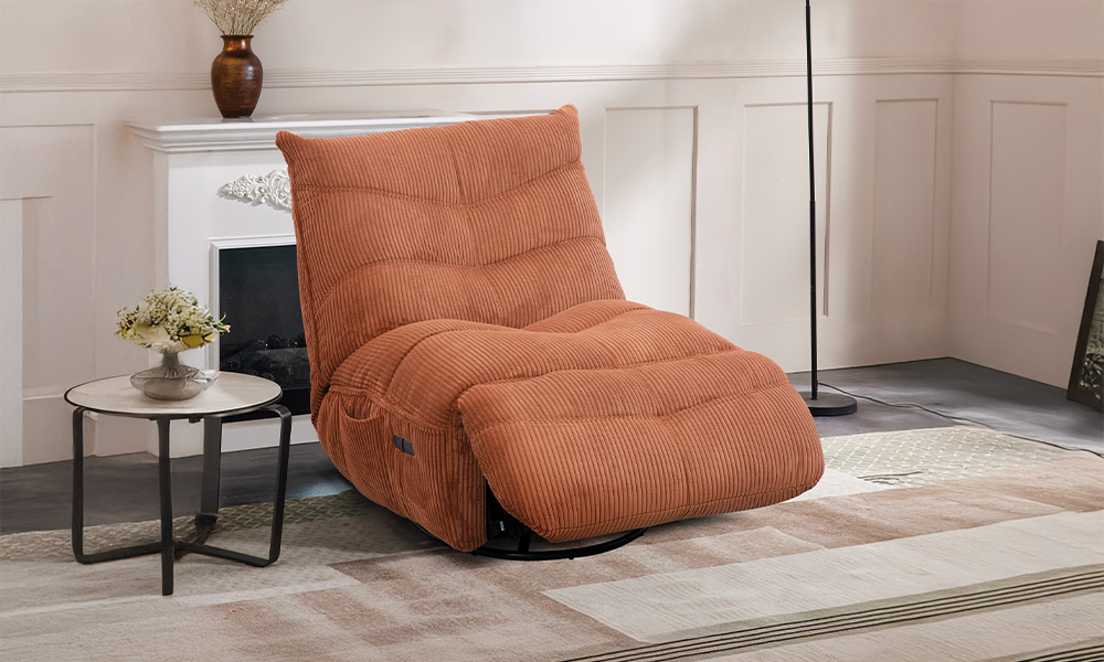 Rocking chair électrique pivotant