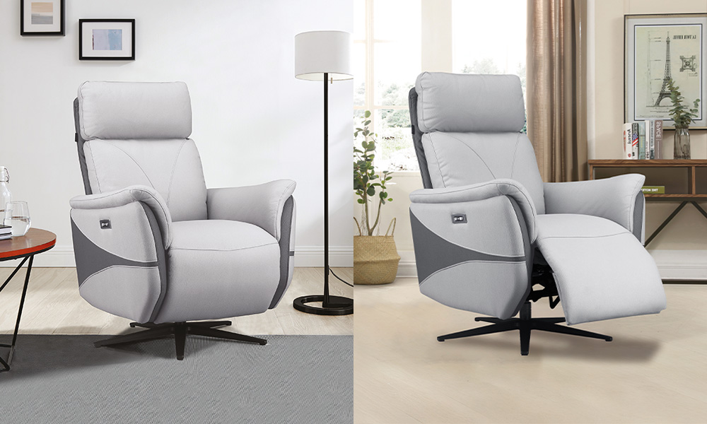 Fauteuil pivotant relax électrique