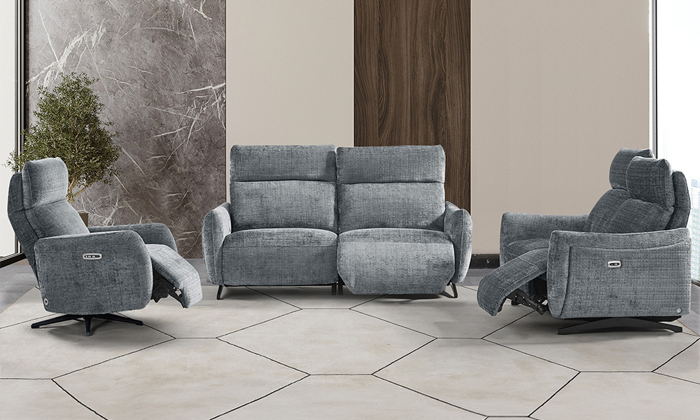 Canapé 3 places 2 relax électriques – Image 8